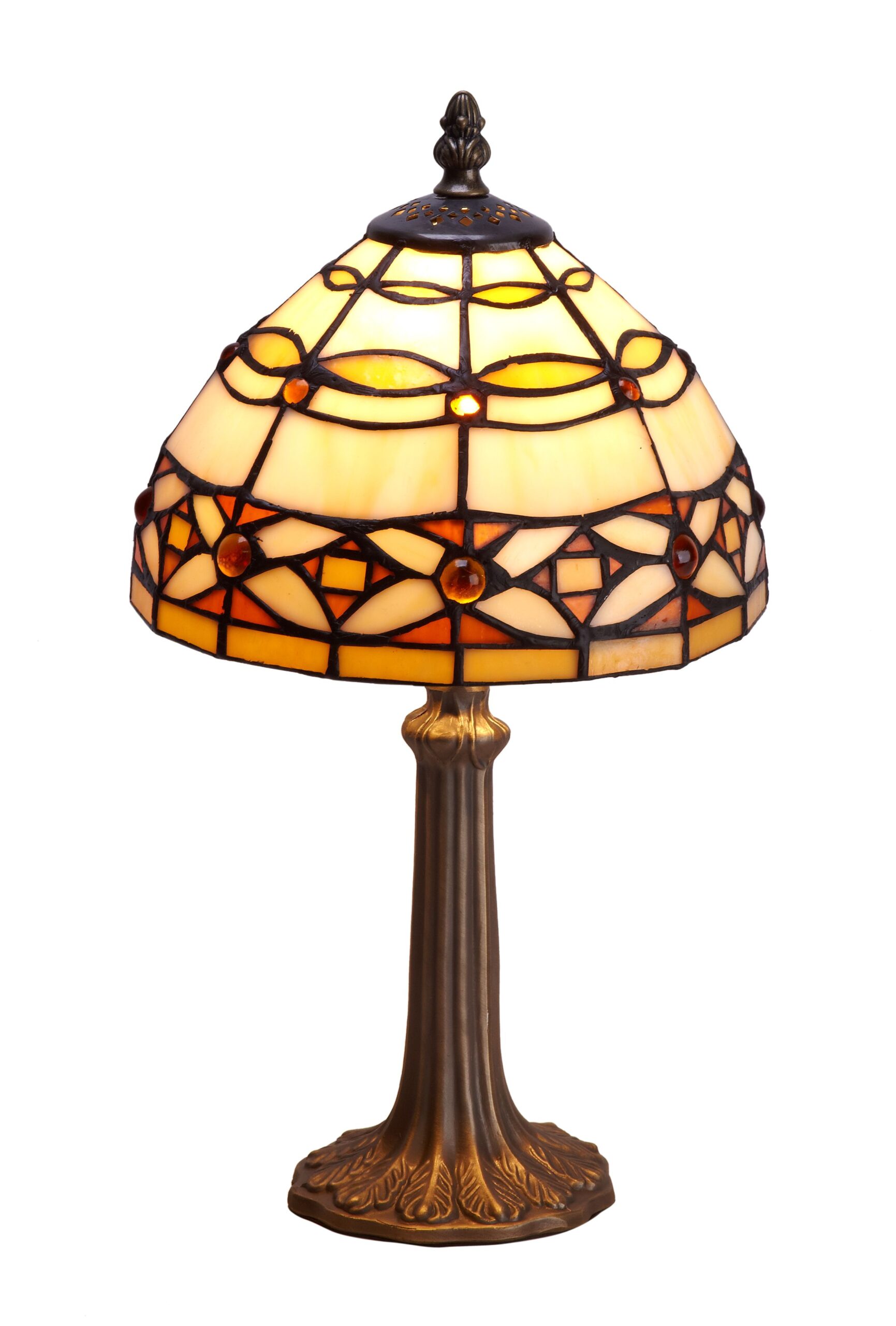 Abat Jour Art Deco Tiffany, 20cm 2 Abat Jour Art Deco Tiffany