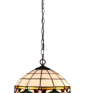 Lampadario Floreale Tiffany Medio