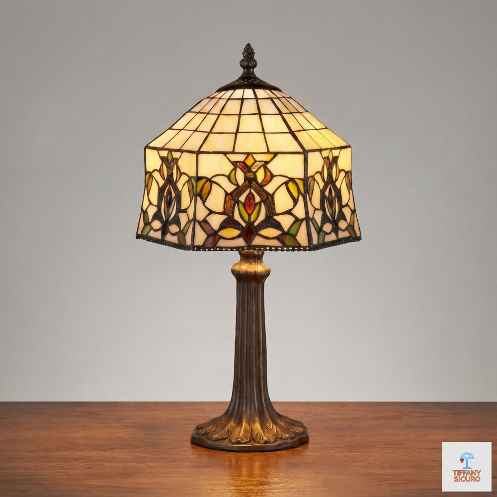 Abat Jour Vintage Tiffany, 20cm 1 Abat Jour Vintage Tiffany