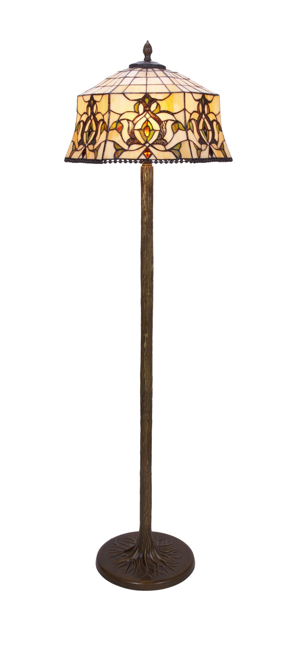 Lampada da Terra Vintage Tiffany, 40cm 1 Lampada da Terra Vintage Tiffany