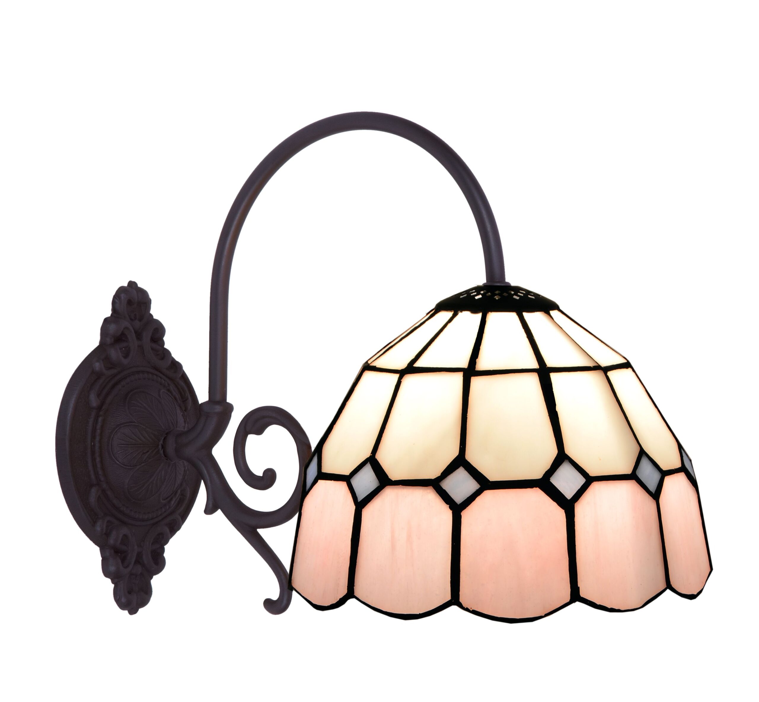 Applique Tiffany a Braccio Classica, diametro 20cm 1 Applique Tiffany a Braccio Classica