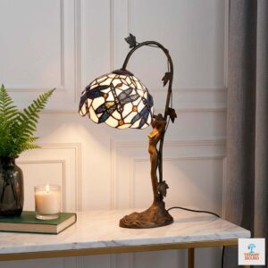 Abatjour con Libellule Tiffany Scultura