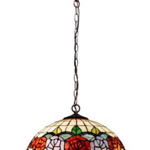 Lampadario con Rose Tiffany