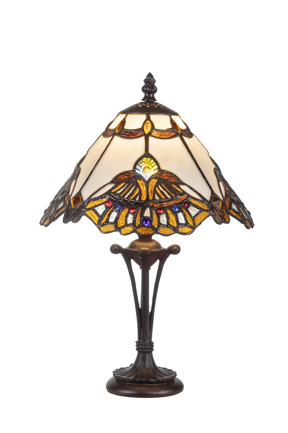 Abat Jour Stile Liberty Tiffany, 25cm 1 Abat Jour Stile Liberty Tiffany