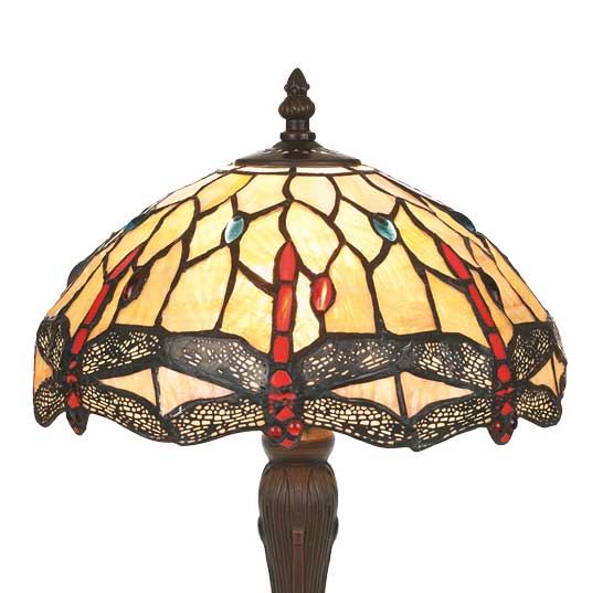 Abat Jour Libellule Tiffany, 25cm 3 Abat Jour Libellule Tiffany, paralume