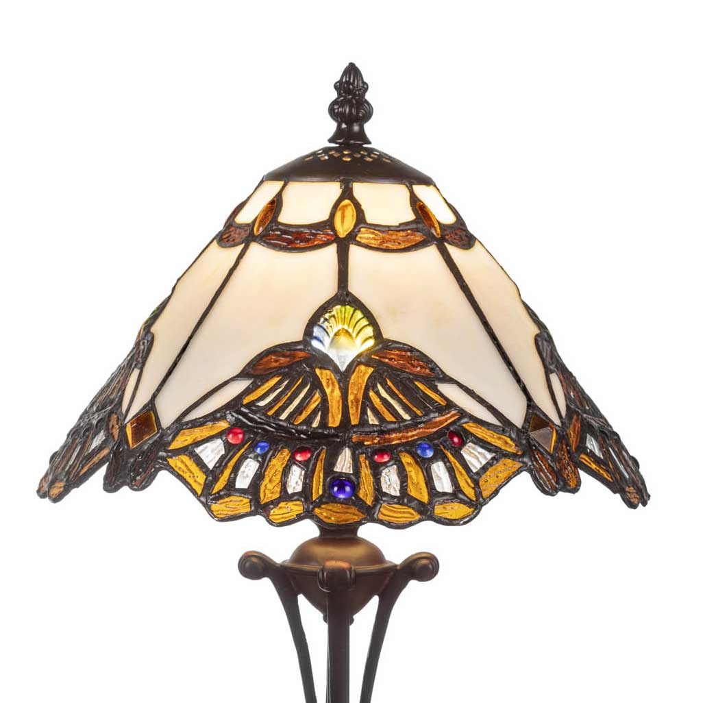 Abat Jour Stile Liberty Tiffany, 25cm 3 Abat Jour Stile Liberty Tiffany, paralume