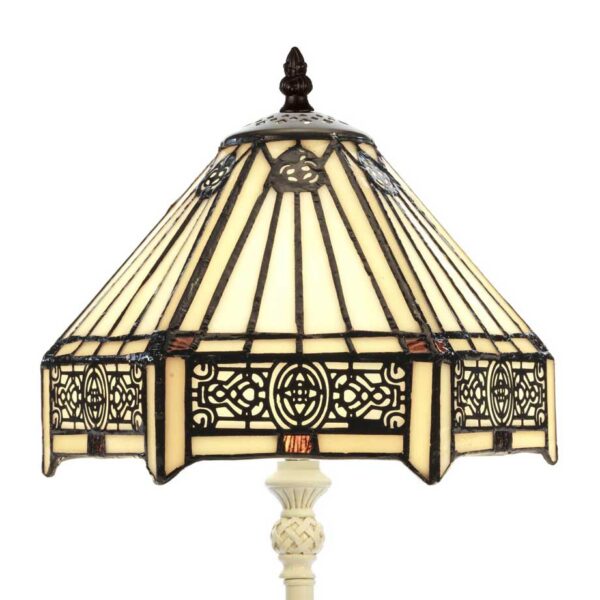 Abat Jour Tiffany Bianca Classica, paralume