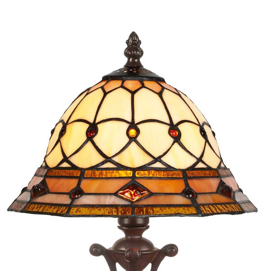 Abat Jour Tiffany Elmetto, 25cm 3 Abat Jour Tiffany Elmetto, paralume