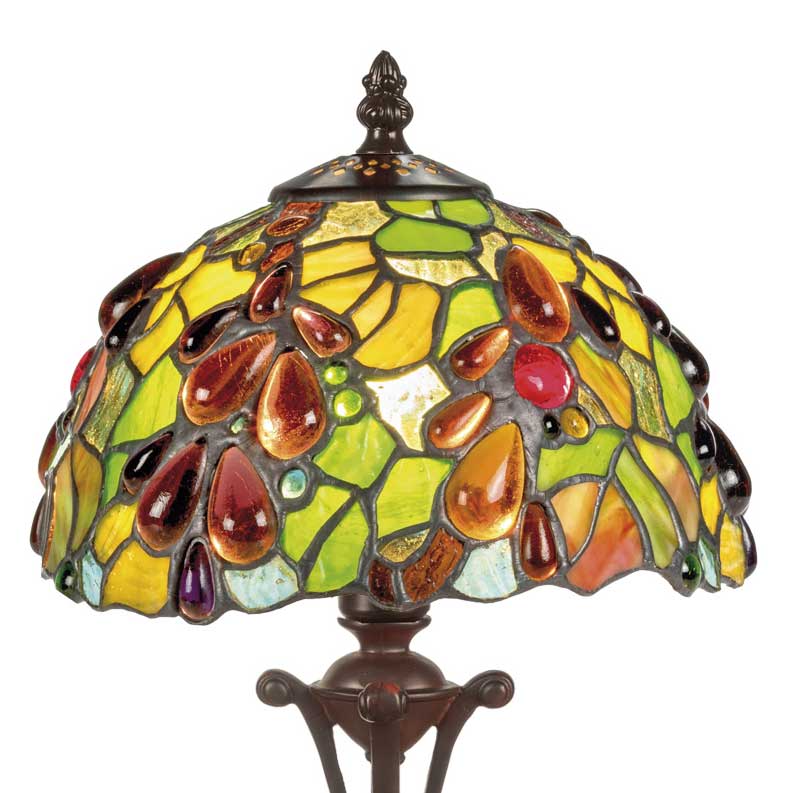 Abat Jour Tiffany Gocce, 20cm 3 Abat Jour Tiffany Gocce, paralume