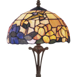 Abat Jour Tiffany Uccelli e Fiori