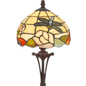 Abat Jour Tiffany Libellule e Fiori