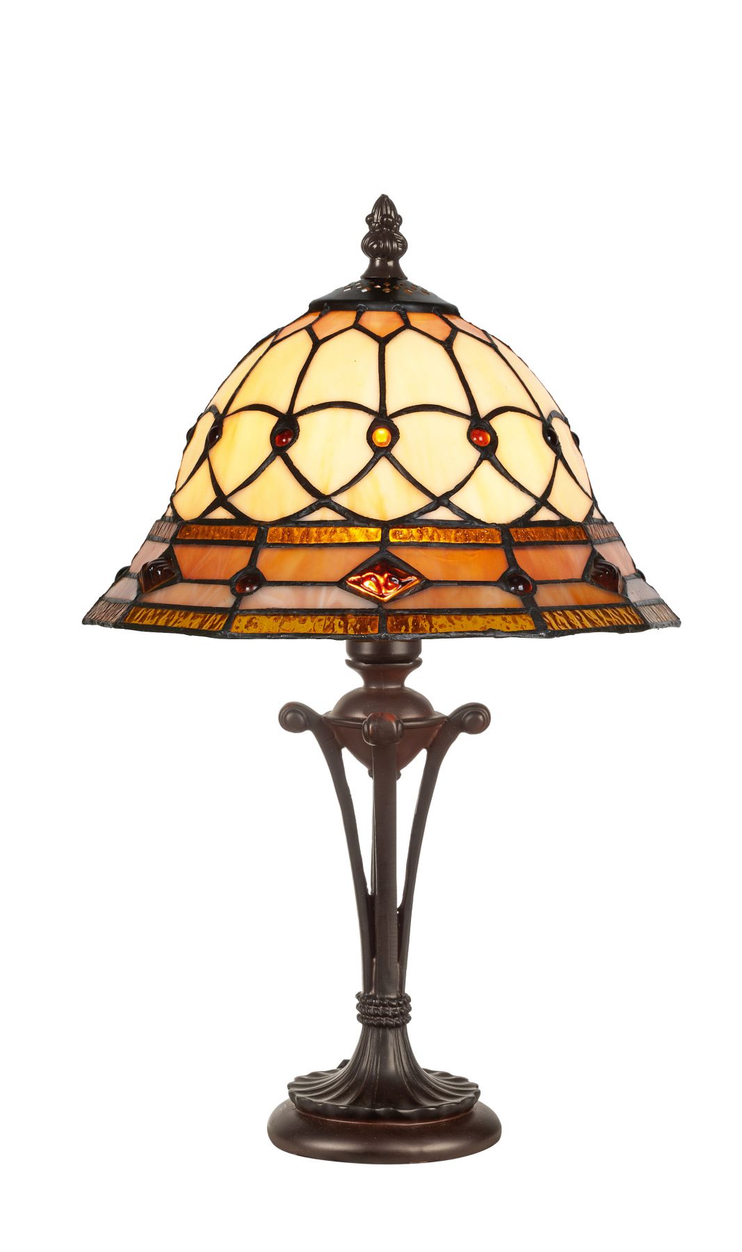 Abat Jour Tiffany Elmetto, 25cm 1 Abat Jour Tiffany Elmetto