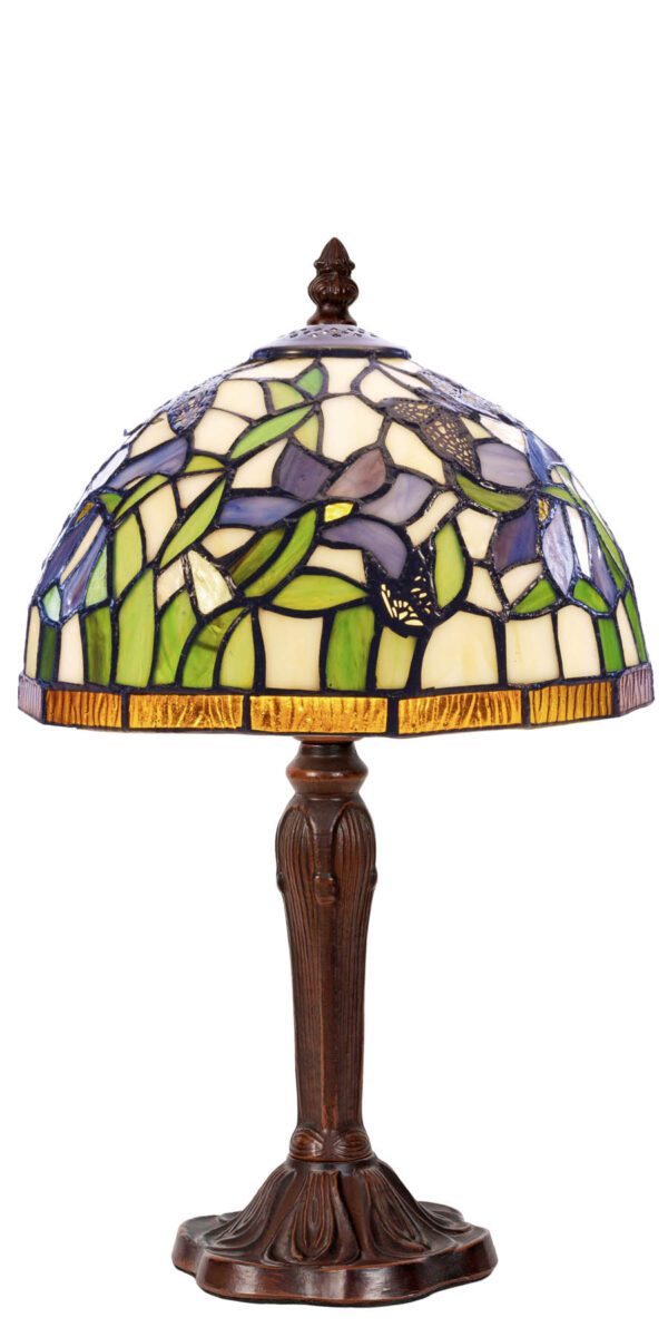 Abat Jour Tiffany Fiori Viola