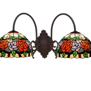 Applique Tiffany con Rose a 2 Bracci
