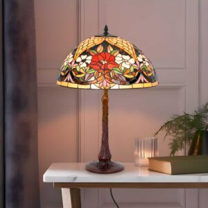 Lampada da Tavolo Fiori Liberty Tiffany