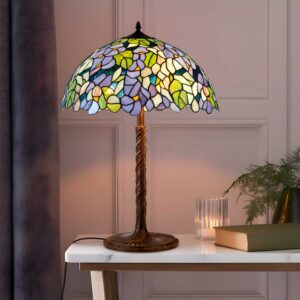 Lampada da Tavolo Fiori Viola Tiffany