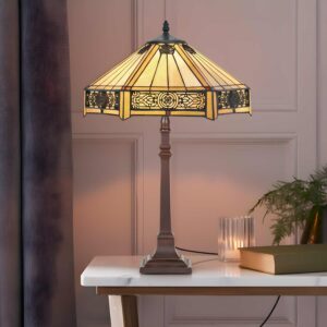 Lampada da Tavolo Stile Art Deco Stile Tiffany