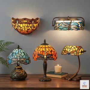 Lampade Tiffany con Libellule